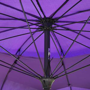 Parasol Blossom staal/polyester antractietkleurig/paars