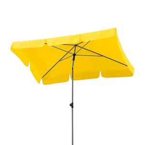 Parasol Micco III Acier / Polyester Argenté Jaune citron