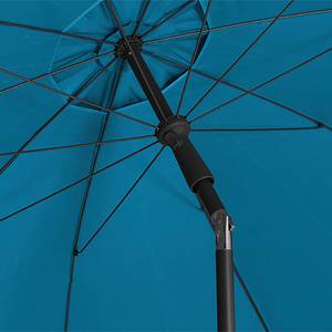 Sonnenschirm Tropico II Stahl / Webstoff - Petrol - Breite: 250 cm