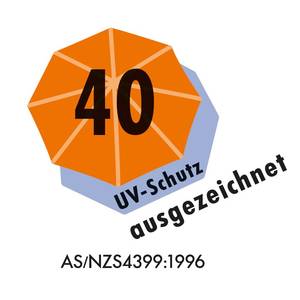 Sonnenschirm Venus 300 (Inkl. Plattenständer) - Stahl/Polyester - Anthrazit/Natur