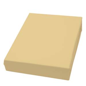 Hoeslaken Domoline textielmix - Warm beige - 90-100x200cm