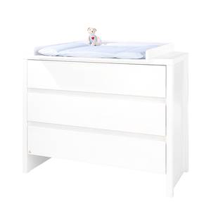 Chambre de bébé Aura Sapin massif - Blanc Large ensemble économique pour chambre de bébé Aura