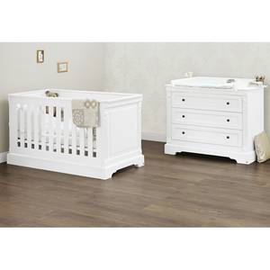 Chambre bébé Emilia, l 2 éléments - Blanc