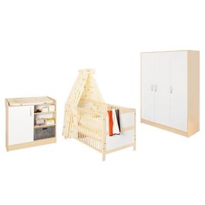 Set économique Florian (3 éléments) Avec armoire à vêtements 3 portes