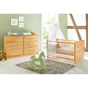 Chambre bébé Natura, xl 2 éléments - Hêtre massif