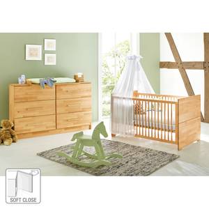 Chambre bébé Natura, xl 2 éléments - Hêtre massif