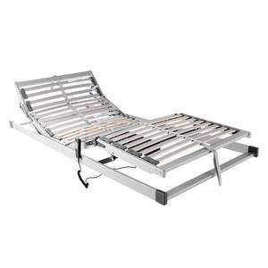 Ensemble économique Sleep Gel 5 Matelas en mousse froide et sommier à lattes Silver (réglage électrique) - 80 x 200cm - D2 souple