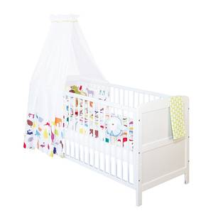 Chambre bébé Viktoria, l 2 éléments - Blanc - Stratifié