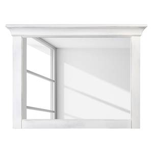 Miroir Aylin Peuplier massif Blanc antique