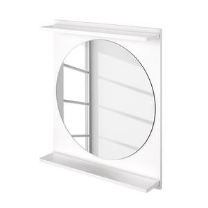 Miroir Danu I Imitation chêne Panama - Blanc