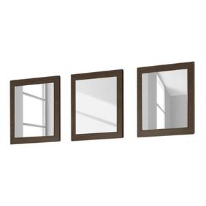 Miroirs Gladiolo (lot de 3) Chêne gris