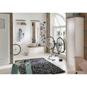 Miroir Lyngby Pin massif Blanc