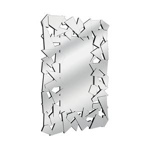 Spiegel Pieces Rectangular 120x80 cm Silber - Glas - Holzart/Dekor - 80 x 120 x 3 cm