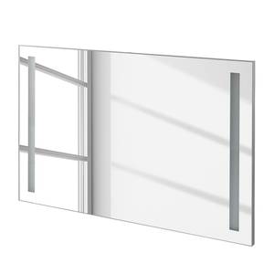 Miroir SE (avec éclairage) Aluminium - Largeur : 100 cm