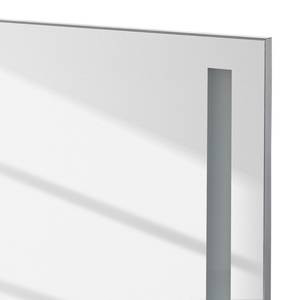 Miroir SE (avec éclairage) Aluminium - Largeur : 100 cm