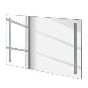 Miroir SE (avec éclairage) Aluminium - Largeur : 80 cm
