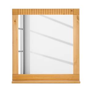 Miroir Senna Pin massif - Blanc - Pin