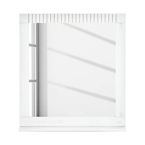 Miroir Senna Pin massif - Blanc - Blanc