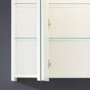 Armoire de toilette Adamo II Blanc - Bois manufacturé - 75 x 73 x 26 cm