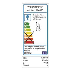 Spiegelkast Arden II met verlichting hoogglans wit