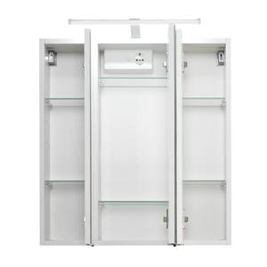 Armoire de toilette Cardiff (avec éclairage) - Graphite - Largeur : 60 cm