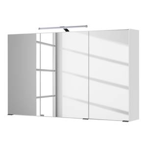 Armoire de toilette Cardiff (avec éclairage) - Blanc - Largeur : 100 cm