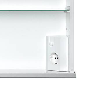 Spiegelkast Cento 50 (met verlichting) wit