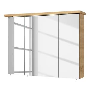 Spiegelschrank Cesa (inkl. Beleuchtung) Eiche Dekor - Breite: 75 cm