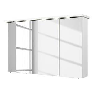 Spiegelkast Cesa (incl. verlichting) Wit - 115cm - Wit - Breedte: 115 cm