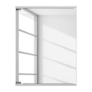 Spiegelschrank Entro (mit Beleuchtung) Silber - Holzwerkstoff - 50 x 74 x 14 cm