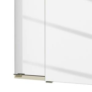 Armoire de toilette Fresh Line (avec écl Imitation pin Ida clair / Blanc brillant - Largeur : 75 cm