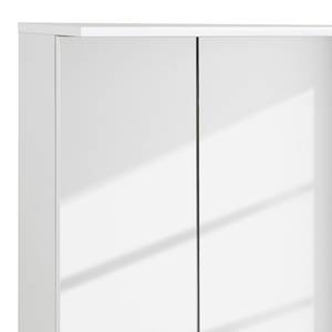 Spiegelschrank Genf I Hochglanz Weiß - Breite: 100 cm
