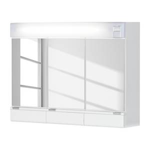 Armadietto a specchio bagno Jade Comfort Bianco - Materiale sintetico - 70 x 54 x 18 cm