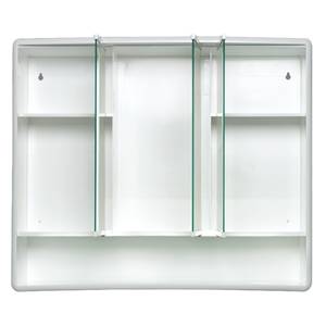 Armoire avec miroir Lymo Blanc - Verre - Matière plastique - 58 x 49 x 15 cm