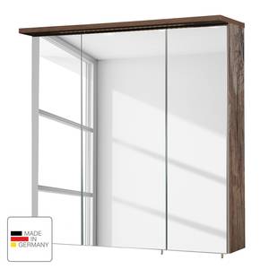 Spiegelschrank Milan (inkl. Beleuchtung) Eiche Panama Dekor - Breite: 70 cm