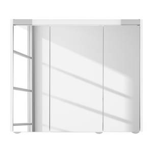 Spiegelschrank Sarto III (mit Beleuchtun Weiß - Holzwerkstoff - 80 x 69 x 17 cm