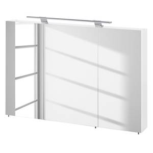 Armoire de toilette Siena Blanc brillant - 80 cm (avec éclairage)