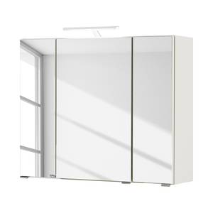 Armoire avec miroir Turda II Avec éclairage Blanc