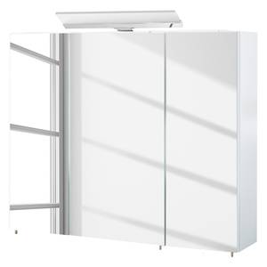Spiegelschrank Venlo Hochglanz Weiß - Breite: 90 cm