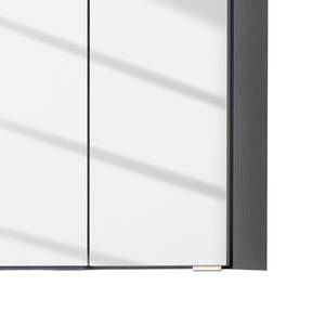 Armadietto a specchio Zeehan II Illuminazione inclusa - Grafite - Larghezza: 70 cm