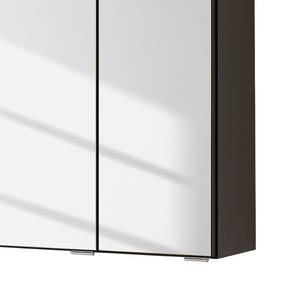 Armoire de toilette Zeehan II Avec éclairage - Graphite - Largeur : 80 cm