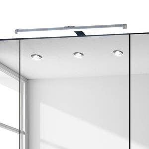 Spiegelschrank Zeehan I Inklusive Beleuchtung - Graphit - Breite: 80 cm