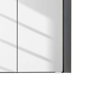Armadietto a specchio Zeehan II Illuminazione inclusa - Grafite - Larghezza: 90 cm