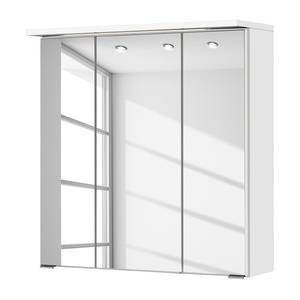 Armoire de toilette Zeehan II Avec éclairage - Blanc - Largeur : 60 cm