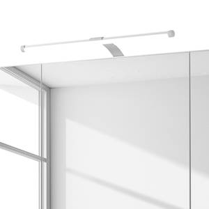 Spiegelschrank Zeehan I Inklusive Beleuchtung - Weiß - Breite: 90 cm