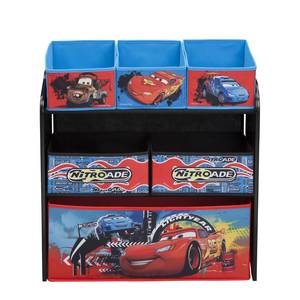 Spielzeugregal Cars Rot - Holzwerkstoff - 64 x 66 x 30 cm