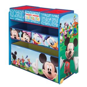 Etagère pour jouets Mickey Mouse Bleu - Bois manufacturé - 64 x 66 x 30 cm