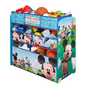 Scaffale porta giochi Mickey Mouse Blu - Materiale a base lignea - 64 x 66 x 30 cm