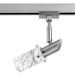 Spotkopf ohne Glas - 1-flammig - Halogen Pendelleuchte M6 Licht / HV-Track4 - Nickel - 1-flammig