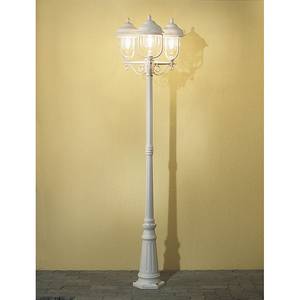 Staande lamp Parma aluminium/glas 3 lichtbronnen